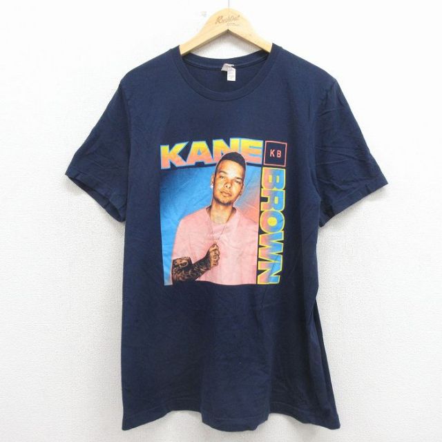 90s 半袖Tシャツ ロックバンド ネイビー L | 古着