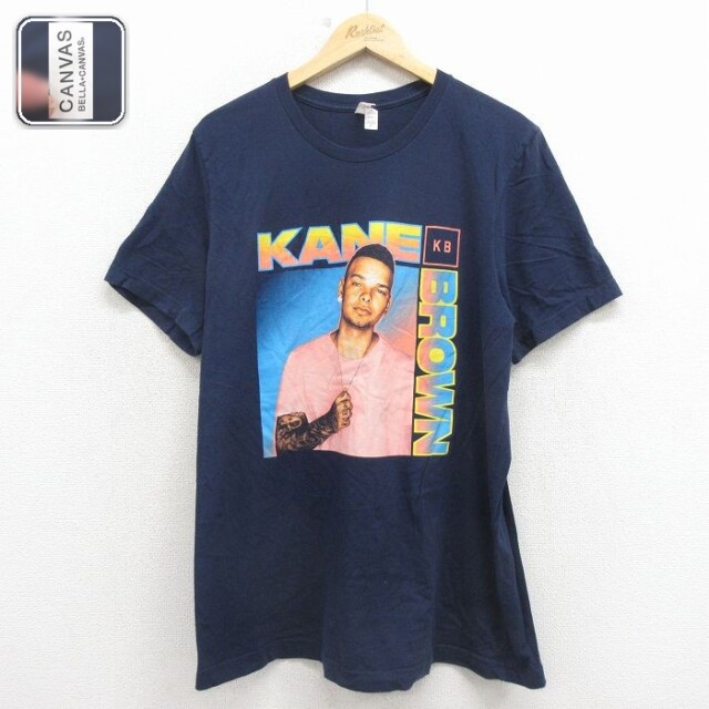 【50%OFF】半袖Tシャツ ロックバンド ネイビー L | 古着