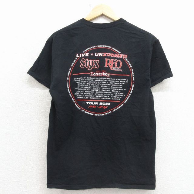 古着通販 M☆古着 半袖 ロック バンド Tシャツ メンズ STYX レオ