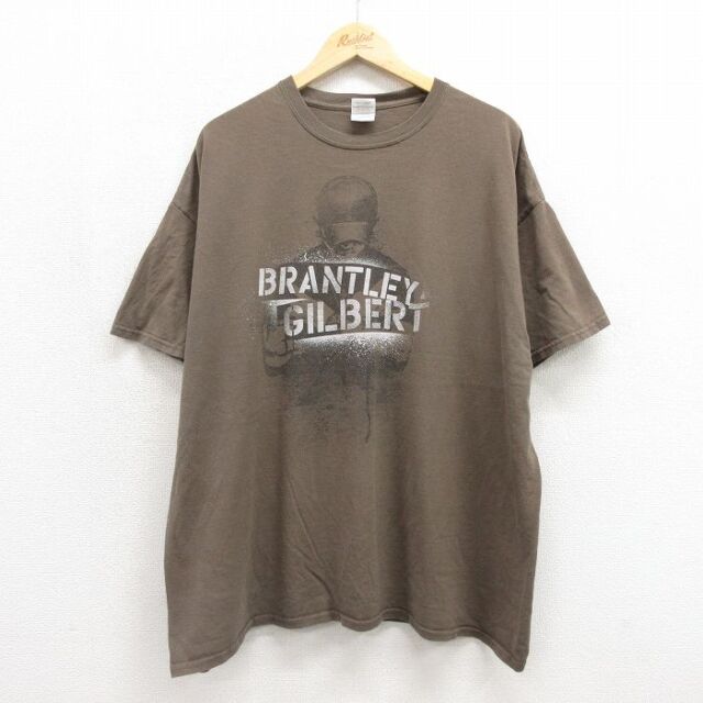 ブラントニーギルバート 半袖Tシャツ ブラウン メンズXL相当 | 古着