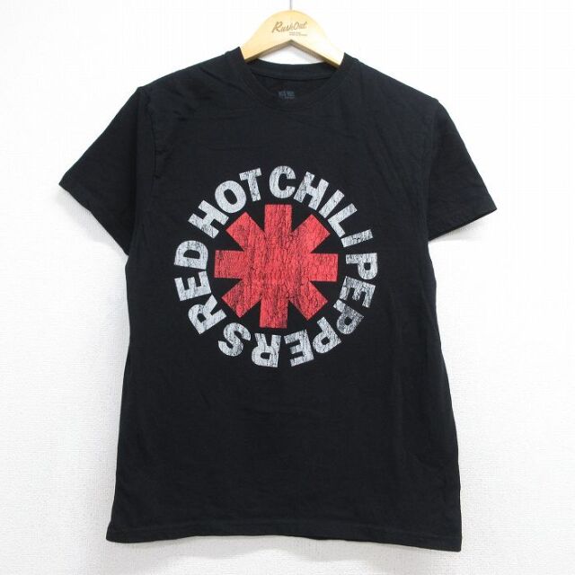 レッドホットチリペッパーズ 半袖Tシャツ ブラック メンズS相当 | 古着