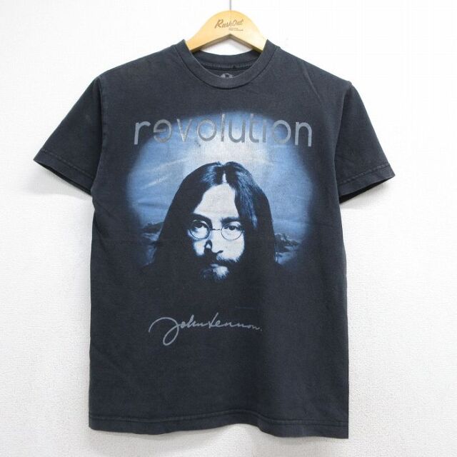 半袖Tシャツ ジョンレノン ブラック メンズS相当 | 古着