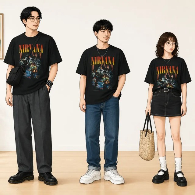 古着通販 XL☆古着 半袖 ロック バンド Tシャツ メンズ ニルバーナ