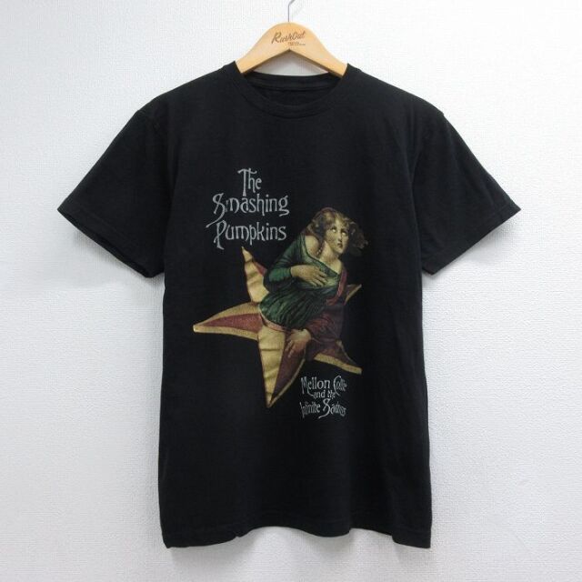 スマッシングパンプキンズ 半袖Tシャツ ブラック メンズM相当 | 古着