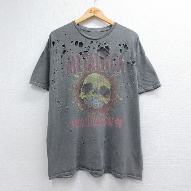 古着通販 XL☆古着 半袖 ロック バンド Tシャツ メンズ ニルバーナ