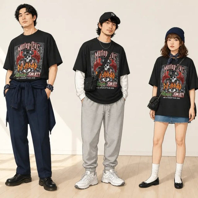 古着通販 XL☆古着 半袖 ロック バンド Tシャツ メンズ モトリークルー