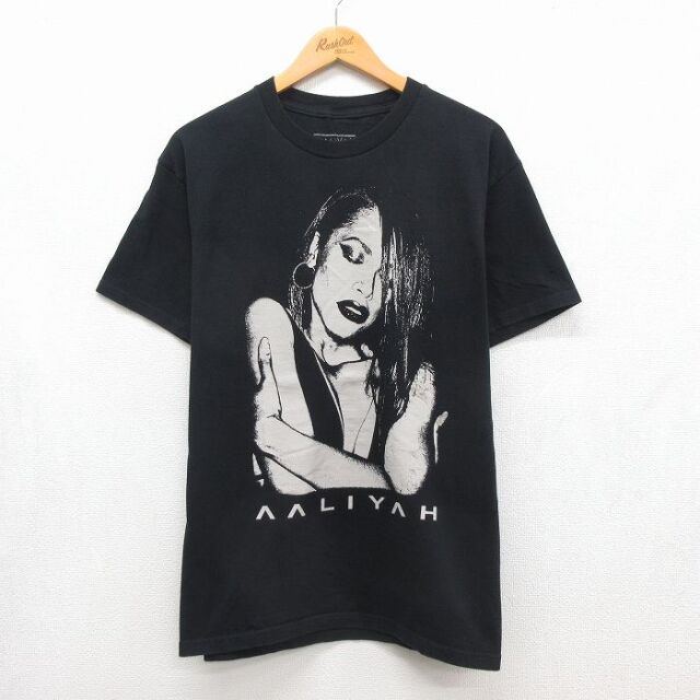 リップルジャンクション L 半袖Tシャツ ヒップホップラップ ブラック メンズL相当 | 古着
