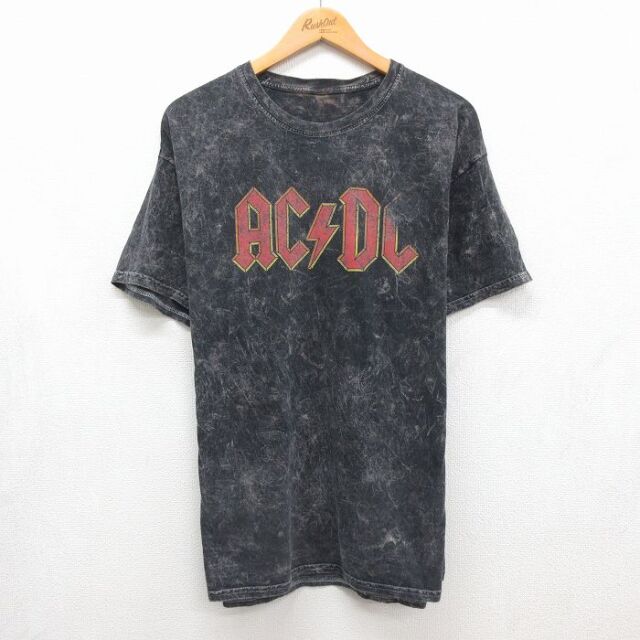 AC/DC 半袖ロックバンドTシャツ ブラック メンズXL相当 | 古着