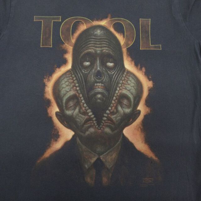 古着通販 L☆古着 半袖 ロック バンド Tシャツ メンズ TOOL コットン