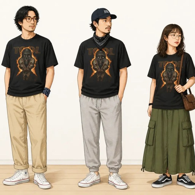 古着通販 L☆古着 半袖 ロック バンド Tシャツ メンズ TOOL コットン