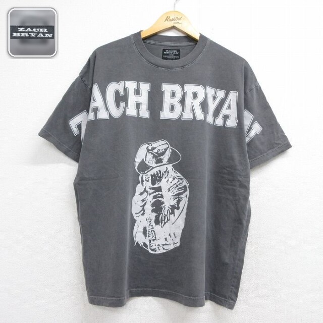 ザックブライアン 半袖Tシャツ グレー メンズXL相当 | 古着