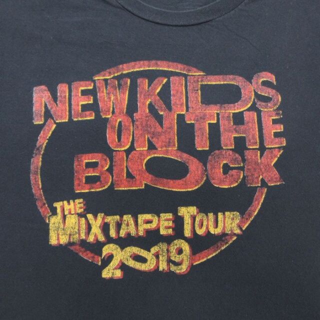 古着通販 L☆古着 半袖 ロック バンド Tシャツ メンズ ニューキズ