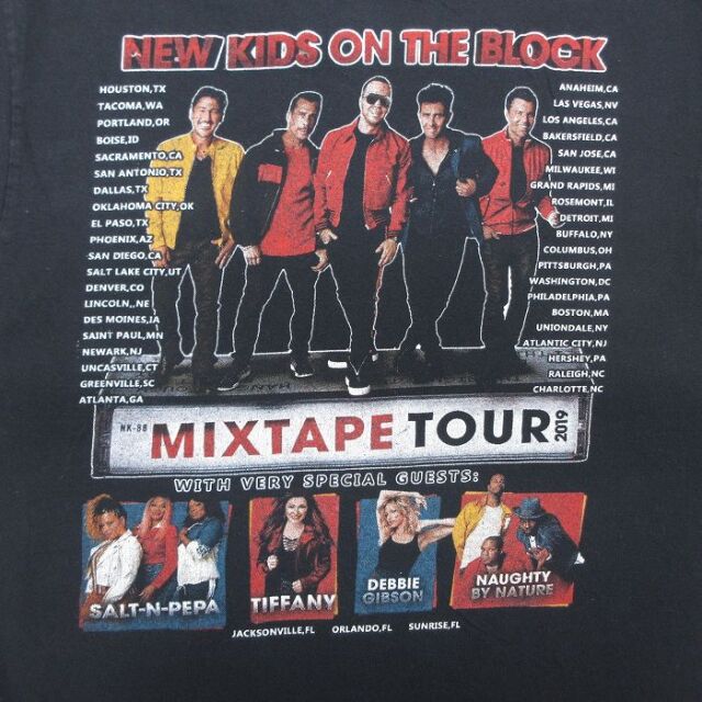 古着通販 L☆古着 半袖 ロック バンド Tシャツ メンズ ニューキズ