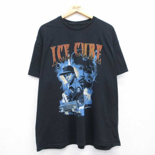 アイスキューブ 半袖Tシャツ ブラック メンズXL相当 | 古着