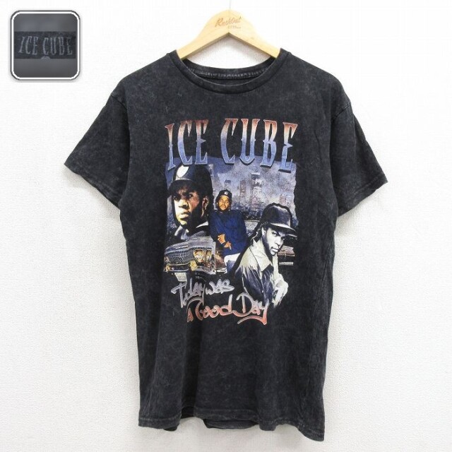 半袖Tシャツ アイスキューブ ブラック メンズL相当 | 古着