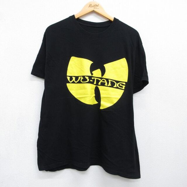 ウータンクラン 半袖Tシャツ ウータンクランプリント ブラック メンズXL相当 | 古着