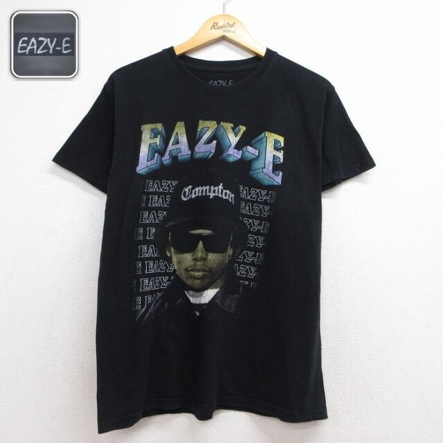 半袖Tシャツ イージーE ブラック メンズL相当 | 古着