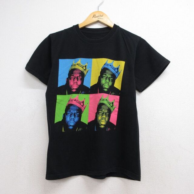 半袖Tシャツ ノトーリアスBIGプリント ブラック メンズM相当 | 古着