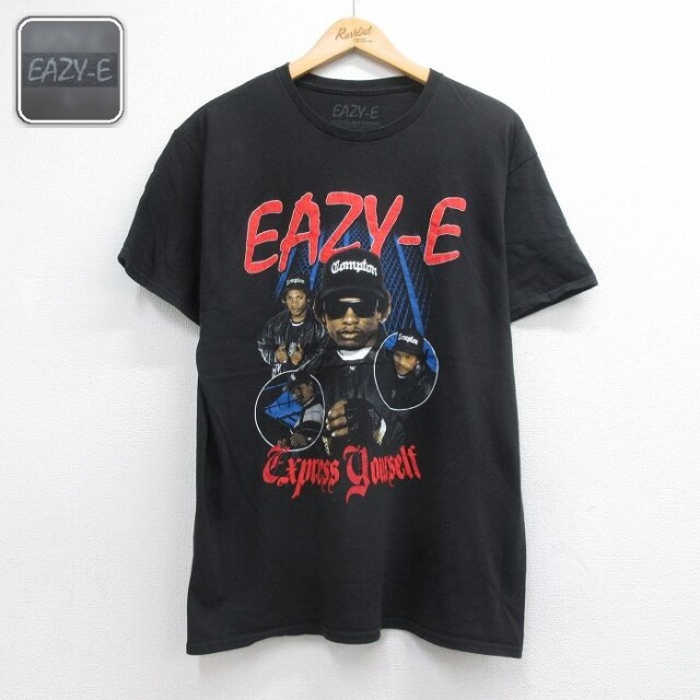 半袖Tシャツ イージーE ブラック メンズL相当 | 古着