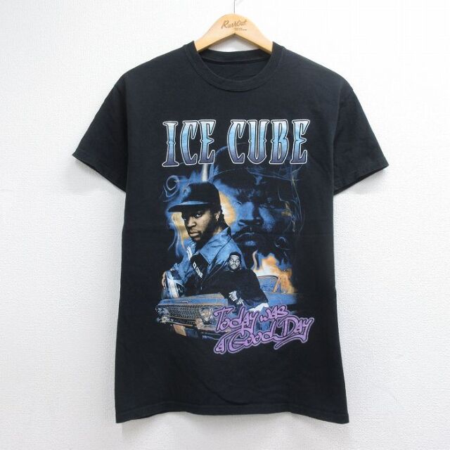 半袖Tシャツ アイスキューブ ブラック メンズM相当 | 古着