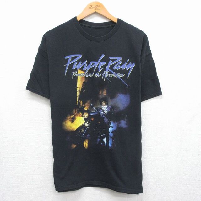 プリンス 半袖ロックバンドTシャツ ブラック メンズXL相当 | 古着