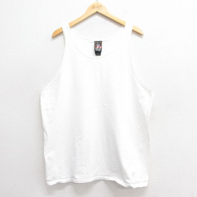 XL★古着 ビンテージ タンクトップ メンズ 90年代 90s USAオリンピック USA製 白 ホワイト 25may27 中古
