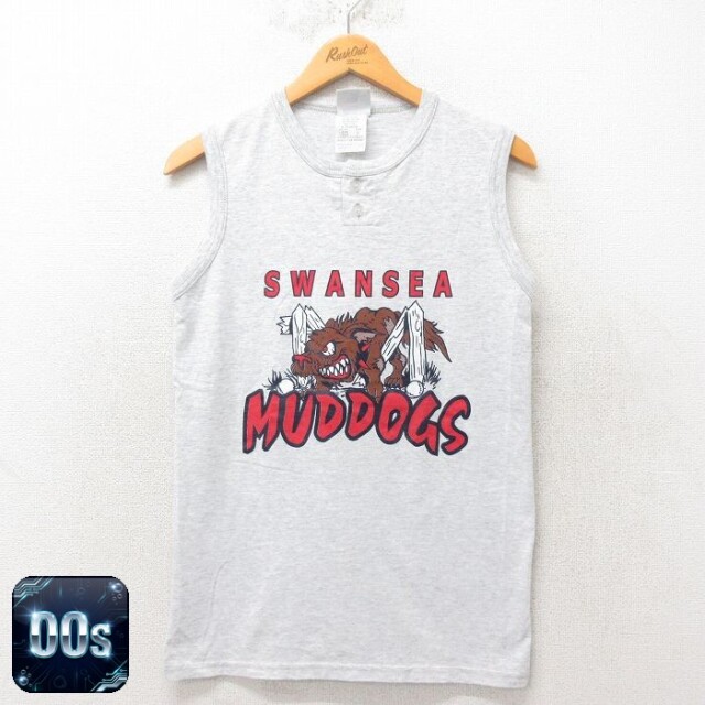 【50%OFF】00s ノースリーブTシャツ 犬 グレー S | 古着