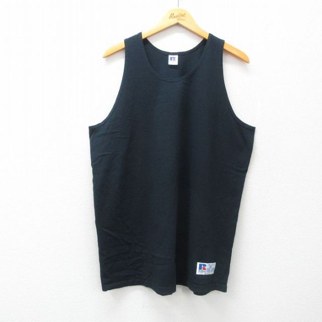 ラッセル 00s タンクトップ ブラック XL | 古着