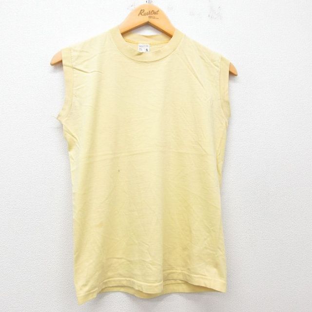 JCペニー 80s ノースリーブTシャツ イエロー M | 古着