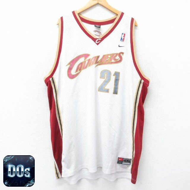【50%OFF】ナイキ 00s タンクトップ NBA クリーブランドキャバリアーズ ホワイト XL | 古着