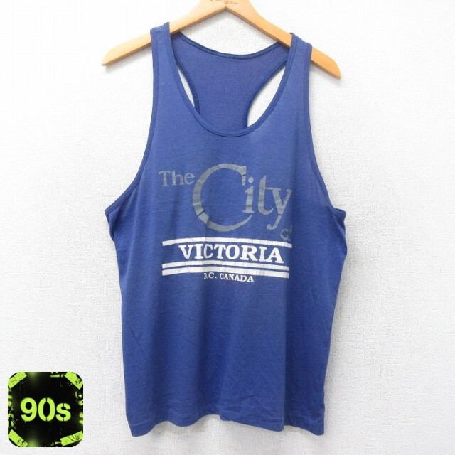 【50%OFF】City VICTORIA 90s タンクトップ 霜降り ネイビー L | 古着