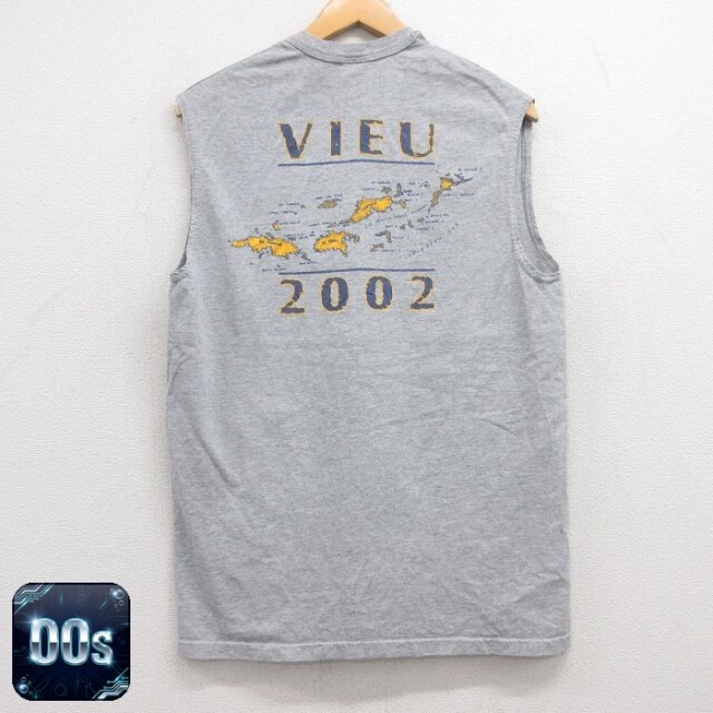 【50%OFF】ジャージーズ 00s ノースリーブTシャツ VIEU グレー M | 古着