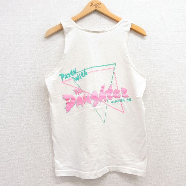 フルーツオブザルーム 80s タンクトップ Dauhtez ホワイト M | 古着