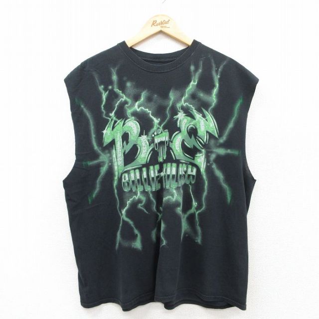 ノースリーブTシャツ ビリーアイリッシュ ブラック XL | 古着