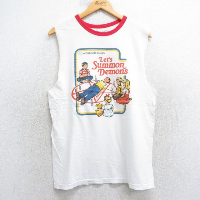 半袖Tシャツ Summon Demons ホワイト M | 古着