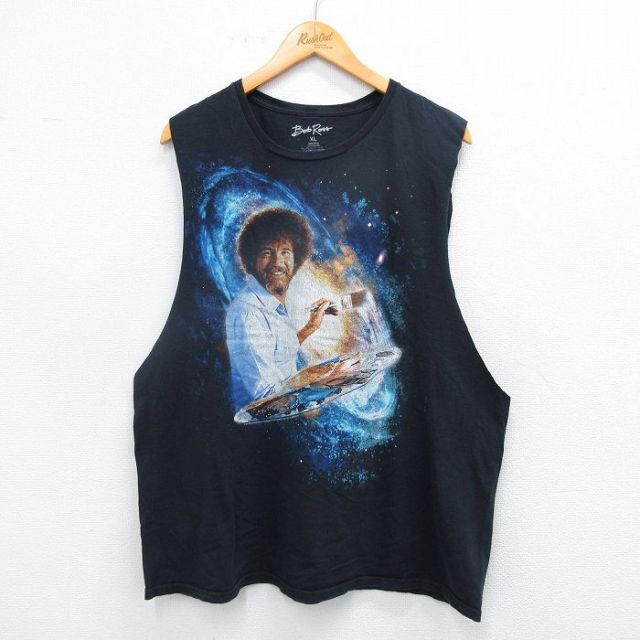 ノースリーブTシャツ ボブロス ネイビー XL | 古着