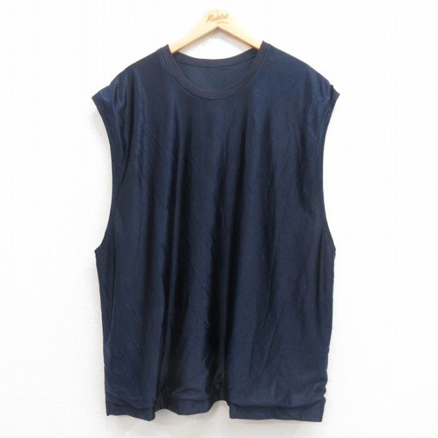 スターター 00s ノースリーブTシャツ リバーシブル ネイビー XL | 古着