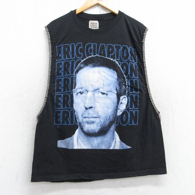 90s ノースリーブTシャツ エリッククラプトン ブラック L | 古着