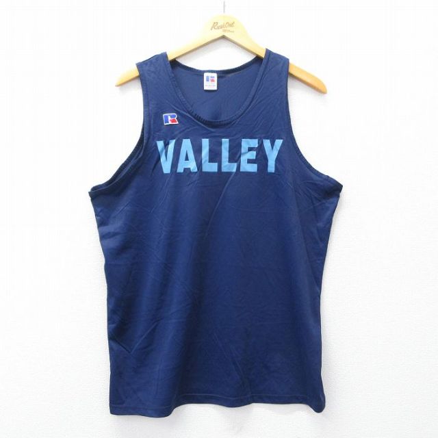 ラッセル 80s タンクトップ VALLY ネイビー メンズXL相当 | 古着