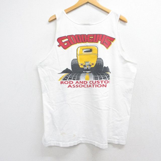 古着通販 XL☆古着 ビンテージ タンクトップ メンズ 90年代 90s