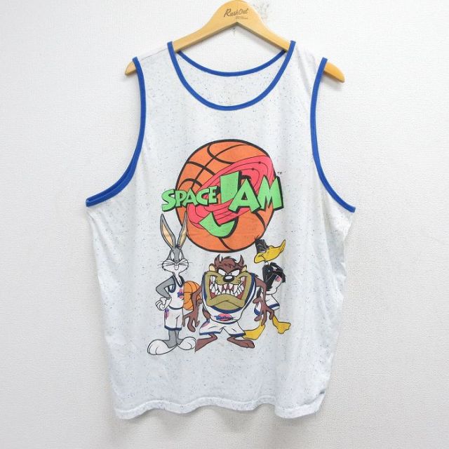 90s 半袖Tシャツ ルーニーテューンズ ホワイト XL | 古着