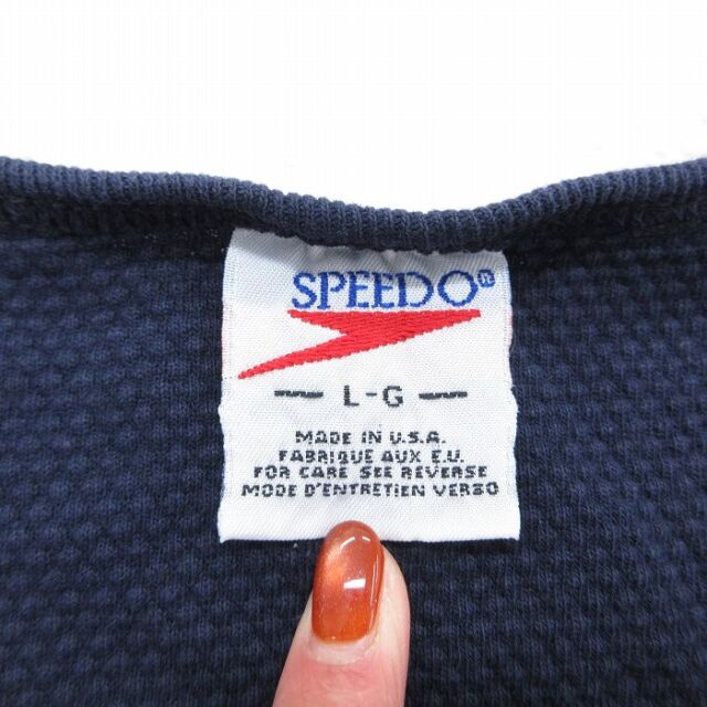 古着通販 L☆古着 SPEEDO ビンテージ タンクトップ メンズ 90年代 90s