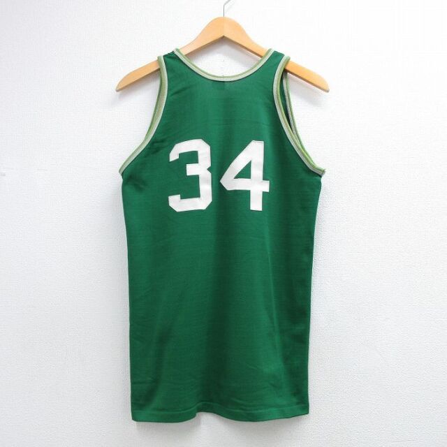 60s-70sVintage Basketball タンクトップ レア 古着通販 M☆古着 ビンテージ タンクトップ メンズ 70年代 70s KC 34
