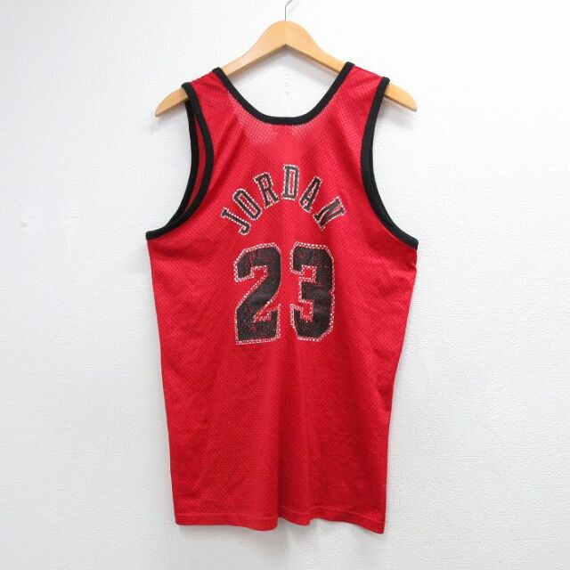 古着通販 L☆古着 ヘインズ タンクトップ メンズ NBA シカゴブルズ