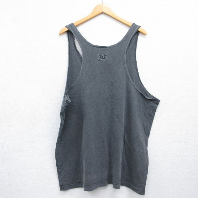Hysterics 90年代Y2K　vintageグレー Vネック タンクトップ 古着通販 XL☆古着 ビンテージ タンクトップ メンズ 90年代 90s