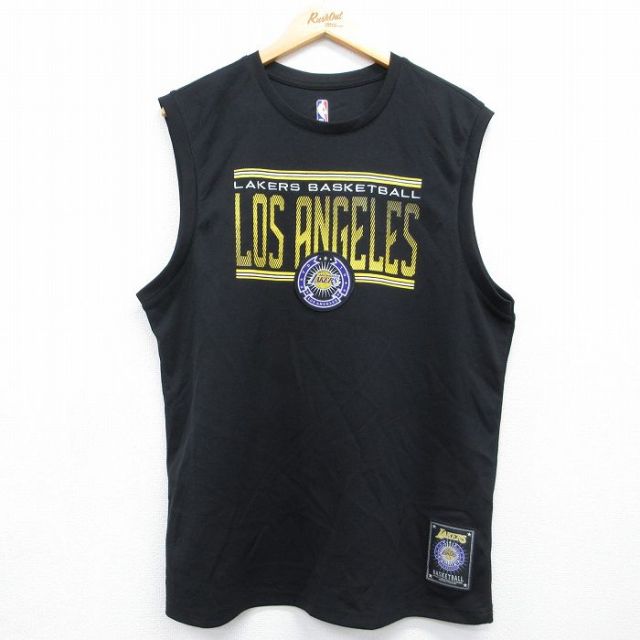 古着通販 L☆古着 ノースリーブ Tシャツ メンズ NBA ロサンゼルス