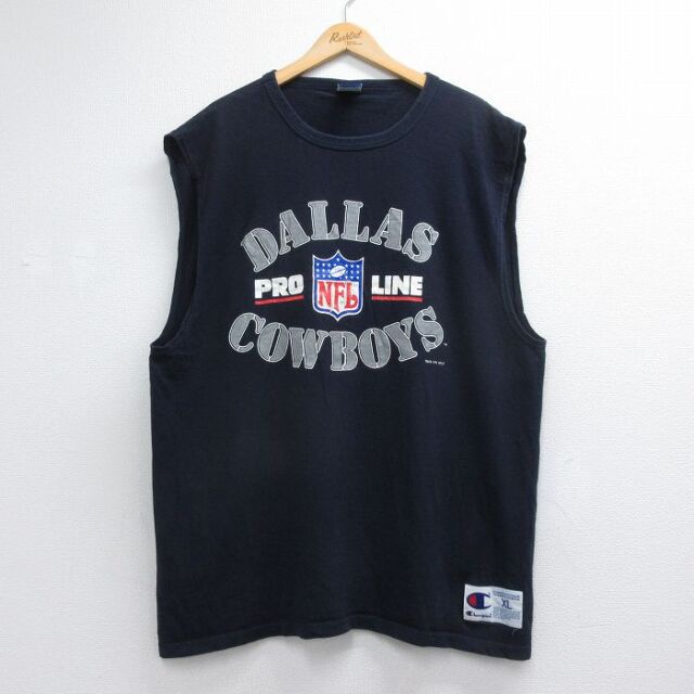 古着通販 XL☆古着 チャンピオン Champion ノースリーブ ビンテージ T