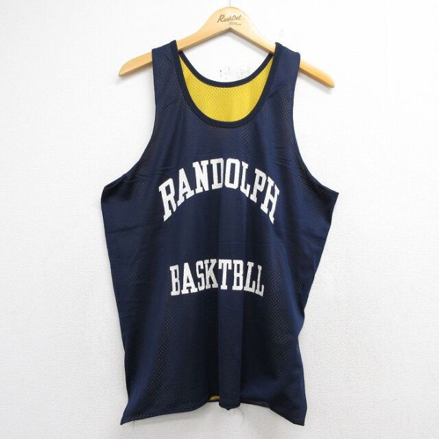 チャンピオン 80s タンクトップ RANDOLPH ネイビー メンズL相当 | 古着