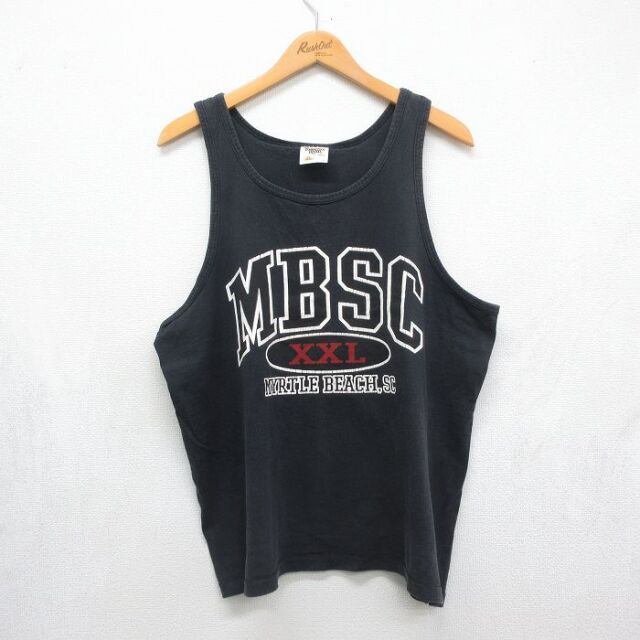 90s タンクトップ MBSC ブラック メンズXL相当 | 古着