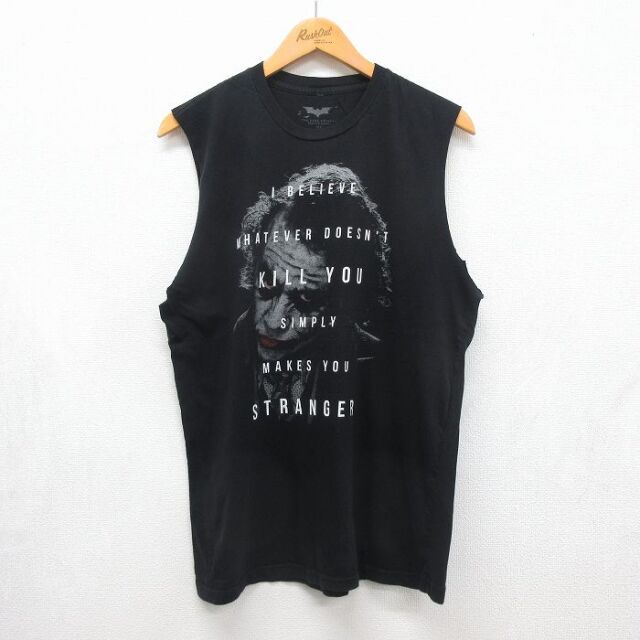 ノースリーブTシャツ ジョーカー ブラック メンズL相当 | 古着